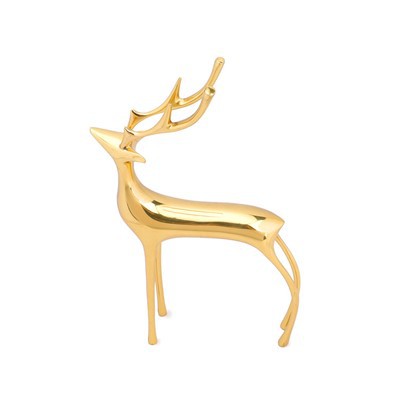 Lítil dádýr stytta Metal Home Decor